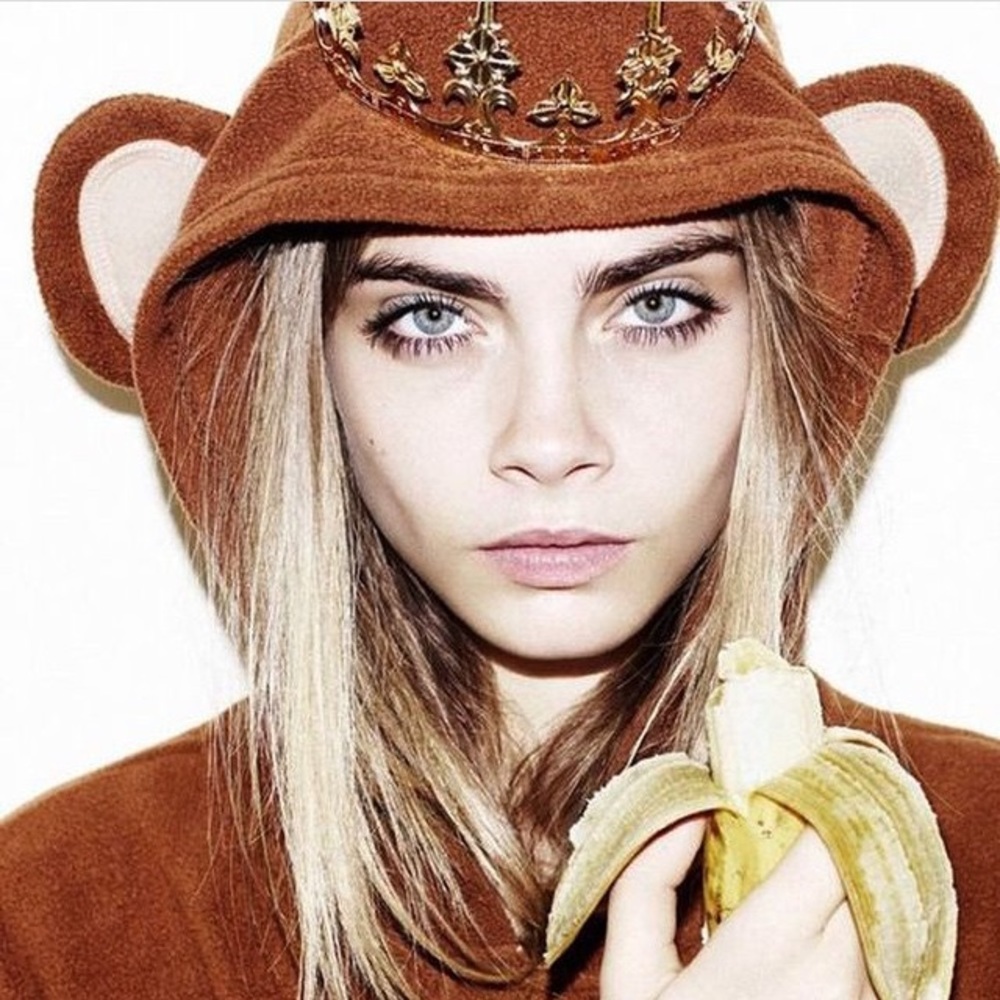Cara Delevingne monkey onesie